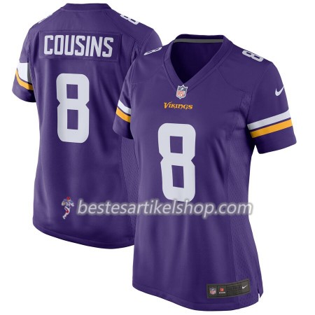 Damen Minnesota Vikings Trikot Kirk Cousins 8 Nike Lila